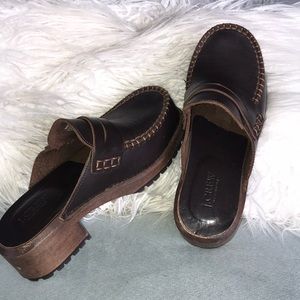 Jcrew penny loafer clogs. Size 7.